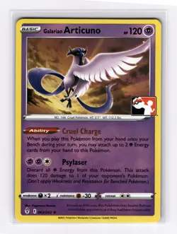 Galarian Articuno 063/203 Prize Pack Series Cards Stamped - LP/NM - Image 1