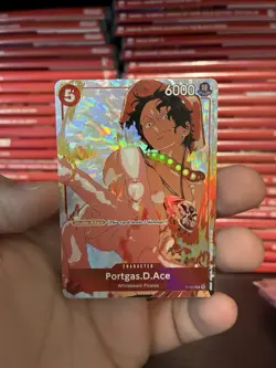 Portgas.D.Ace (Gift Collection 2023) P-028 One Piece Promotion Cards Foil - Image 1