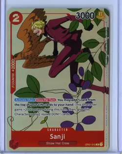 Sanji (Gift Collection 2023) OP01-013 One Piece Promotion Cards English NM Foil - Image 1
