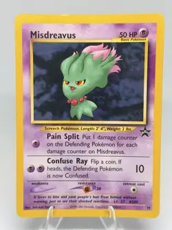 Pokemon Card - Misdreavus #39 WoTC Black Star Promo - Image 1