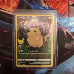 Pokemon Pikachu TCG Holo Ultra Rare Card Celebrations 005/025 NM Condition - Image 1