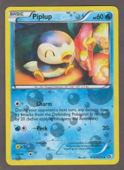 Piplup RC6/RC25 Legendary Treasures Radiant Collection Pokemon Card NM 2013 - Image 1