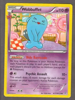 Wobbuffet RC11/RC32 Generations Radiant Collection Pokemon Card NM 2016 - Image 1