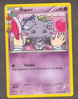 Espurr RC14/RC32 Generations Radiant Collection Pokemon Card NM 2016 - Image 1