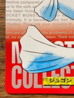 Pokemon Carddass Card Dewgong File No.87 Bandai Pocket Monsters Red ver. 1996 - Image 5