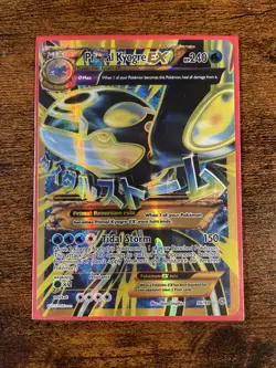 Pokemon Card Primal Kyogre EX 96/98 Ancient Origins Full Art Mod Played - Image 1
