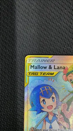 Pokemon TCG Mallow & Lana Cosmic Eclipse Full Art Ultra Rare Card 231/236 NM - Image 2