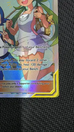 Pokemon TCG Mallow & Lana Cosmic Eclipse Full Art Ultra Rare Card 231/236 NM - Image 4