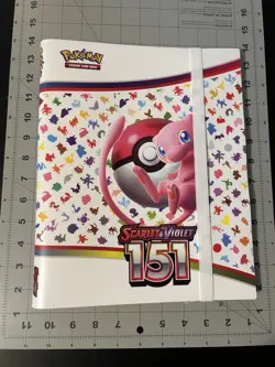 Pokemon Mew Binder Scarlet & Violet 151 Mew Binder Only - No Cards Included - Image 1