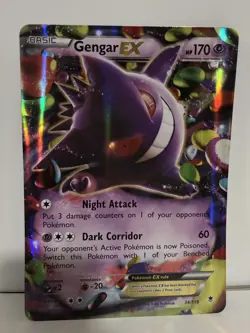 Pokemon *JUMBO* Card Lot Of 3 Oversized Cards Gengar EX Charizard EX GX READ - Image 2