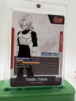 Trunks : Future - SB02-001 Gold Leader Manga Booster 02 Dragon Ball Card English - Image 3
