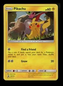 Pikachu SM234 Black Star Promo 2019 Holo Rare Pokemon Card TCG - Image 1