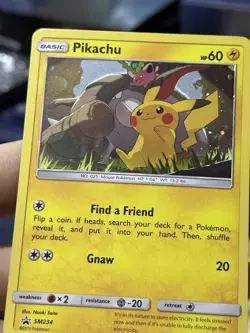 Pikachu SM234 Black Star Promo 2019 Holo Rare Pokemon Card TCG - Image 5