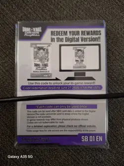 25x Online Code Cards Dragon Ball Manga Set 1 - SB 01 EN - Image 1
