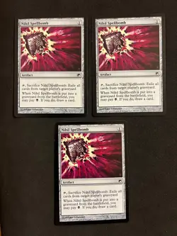 Nihil Spellbomb x3 [Scars of Mirrodin] Magic MTG Cards LP - Image 1