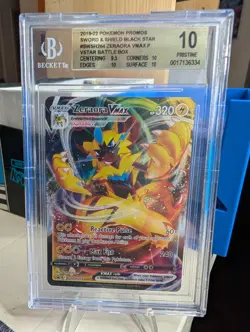 BGS 10 Zeraora VMAX SWSH264 SWSH: Sword & Shield Promo Cards Holo **POP 1** - Image 1