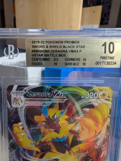 BGS 10 Zeraora VMAX SWSH264 SWSH: Sword & Shield Promo Cards Holo **POP 1** - Image 2