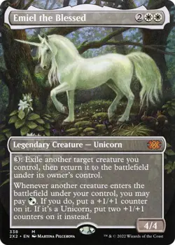 Magic The Gathering: Emiel the Blessed (Borderless) , Double Masters 2022 NM - Image 1