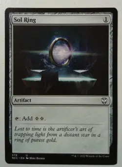 Sol Ring *Uncommon* Magic MtG x1 NCC Commander Streets of New Capenna - Image 1