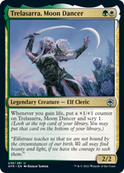 x4 Trelasarra, Moon Dancer U MTG Adventures in the Forgotten Realms M/NM, Englis - Image 1