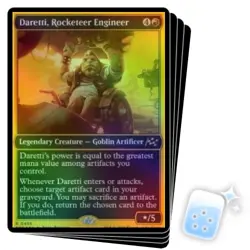 FOIL DARETTI, ROCKETEER ENGINEER (FIRST-PLACE FOIL) X4 Aetherdrift DFT Magic MTG - Image 1