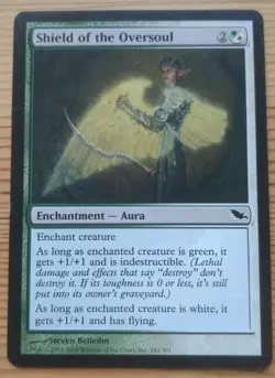Shield of the Oversoul #242 Shadowmoor SHM Magic MTG Lightly Played - Image 1