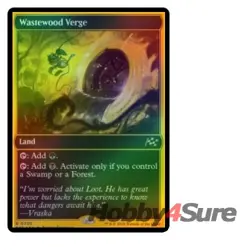 Foil Wastewood Verge (first-place Foil) M/NM Magic MTG Aetherdrift - Image 1