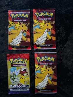 Pokemon Match Battle McDonalds 4 packs Promo Sealed New Factory Sealed 2023 2024 - Image 1