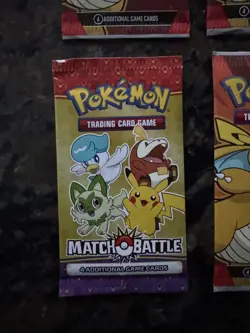 Pokemon Match Battle McDonalds 4 packs Promo Sealed New Factory Sealed 2023 2024 - Image 3