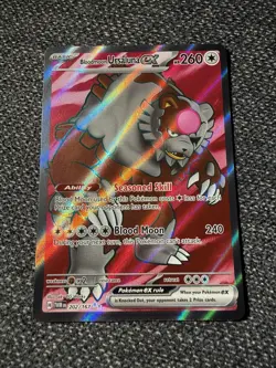 Pokemon TCG Bloodmoon Ursaluna ex 202/167 Sv06: Twilight Masquerade Holo NM - Image 3