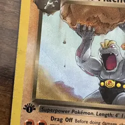 Pokemon TCG Dark Machoke Team Rocket 40/82 1st Edition Vintage (SEE PHOTOS) - Image 4