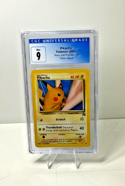 2001 POKEMON 📸 BLACK STAR SNAP PIKACHU PROMO #26 ⚡ CGC (BLUE) 9 MINT ✨ WOTC - Image 1