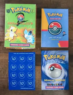 Pokemon TCG Grass Chopper Theme Deck Base Set 2 Open (Missing Coin) - Image 3