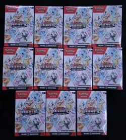 Pokemon TCG Prismatic Evolutions Booster Bundle FACTORY SEALED LOT OF 11 - Image 1