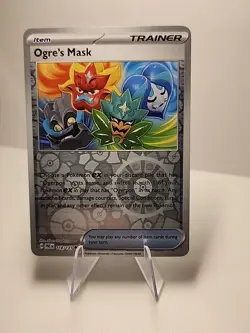 Ogre's Mask 118/131 Sv: Prismatic Evolutions Reverse Holo Pokemon TCG NM - Image 1