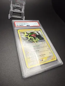 2005 POKEMON EX DELTA SPECIES #13 RAYQUAZA REVERSE HOLO FOIL STAMPED PSA 6 - Image 4