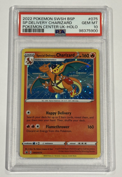 2022 Pokemon SWSH Pokemon Center - Special Delivery Charizard Holo #075 PSA 10 - Image 1