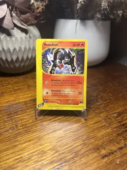 Vintage Pokemon - Skyridge - Houndour 66/144 (Damage Pictured) - Image 1
