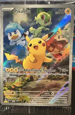Pokemon TCG Pikachu 027 Promo Holo Black Star Sealed - Image 1