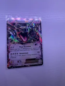 Shiny Rayquaza EX XY69 2015 Pokemon TCG Ultra Rare Black Star Promo - Image 1