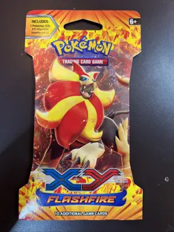 Pokemon XY FLASHFIRE SLEEVED PACK - FACTORY SEALED & MINT mega - Image 1
