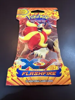 Pokemon XY FLASHFIRE SLEEVED PACK - FACTORY SEALED & MINT mega - Image 2