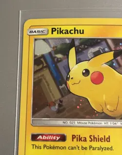 Pokemon TCG Sun Moon Promo Pikachu #SM157 Holo Black Star - Image 3