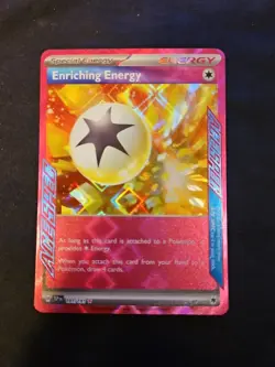 Pokemon TCG Enriching Energy 191/191 ACE SPEC Rare SV08: Surging Sparks NM -A - Image 1