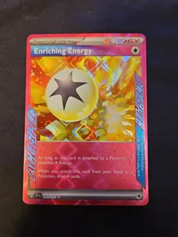 Pokemon TCG Enriching Energy 191/191 ACE SPEC Rare SV08: Surging Sparks NM -A - Image 2
