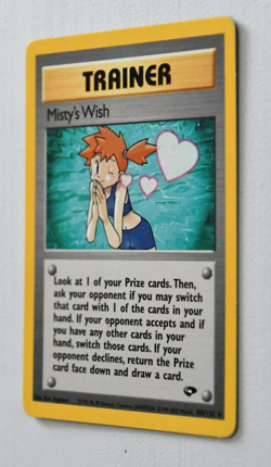 Misty's Wish 108/132 Pokemon Gym Challenge Regular, Ungraded, Excellent to NM - Image 2