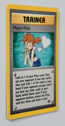 Misty's Wish 108/132 Pokemon Gym Challenge Regular, Ungraded, Excellent to NM - Image 3