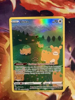 Ditto GG22/GG70 Crown Zenith: Galarian Gallery Holo Pokemon TCG - Image 1