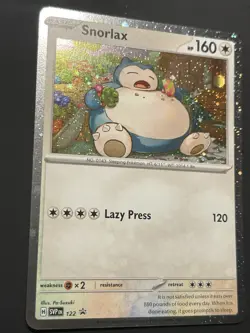 Pokemon TCG Snorlax SVP 122 Cosmos Holo Twilight Masquerade Promo NM - Image 1
