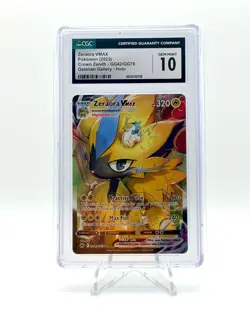 2023 POKEMON CROWN ZENITH GALARIAN GALLERY ZERAORA VMAX GG42/GG70 CGC 10 - Image 1